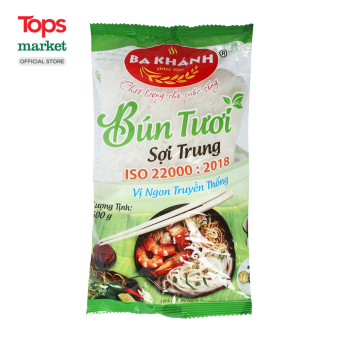 Bún Tươi Sợi Trung 500G - Siêu Thị Tops Market