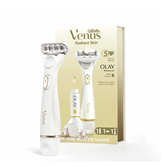 gillette venus razor with olay moisture bar