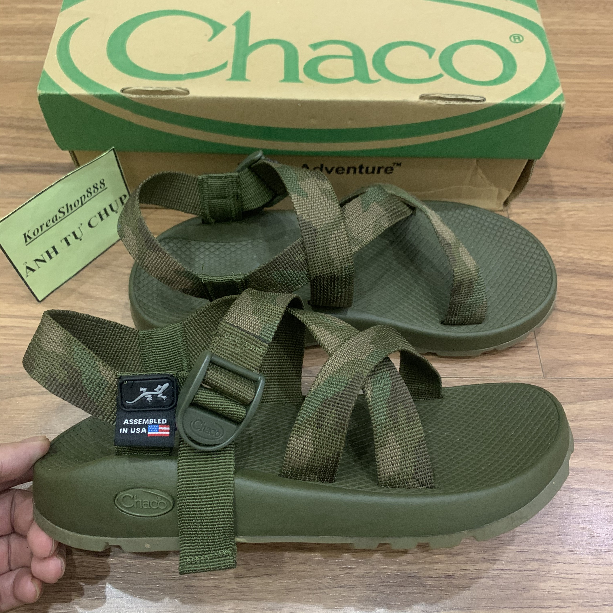 Dép Xăng Đan Chaco Nam Rằn Ri Mã D35