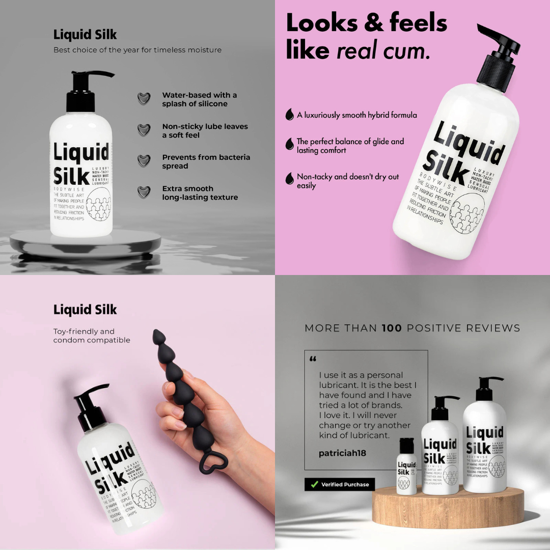 liquid silk personal lubricant 250 ml Liquid Silk Lube Review [Tried & Tested] main image 0