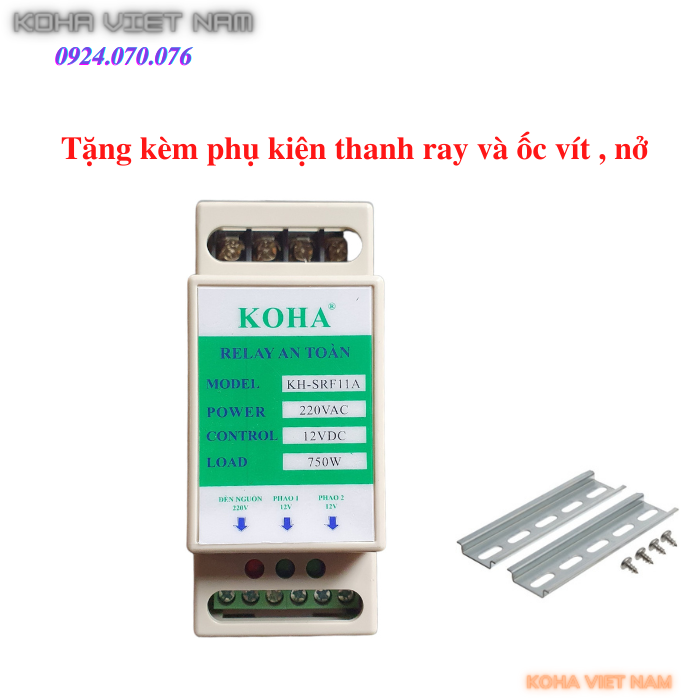 Rơ le an toàn cho phao điện - Rơ le điều khiển đa năng - Chuyển nguồn 220v thành 5v 12v