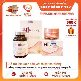 ✅ Combo Viên Uống + Kem Bôi Hi Beauty 👍[Freeship] ❤️