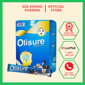 Sữa non trí não Olisure hộp 20 gói 10 gram hỗ trợ giúp bé tăng cường phát triển trí não