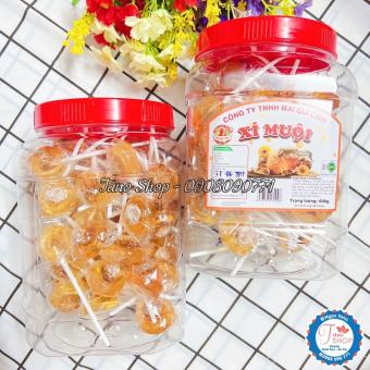 Kẹo mút mạch nha có viên xí muội