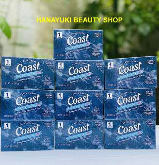 MẪU MỚI XÀ BÔNG COAST HỘP XANH 113g/CỤC