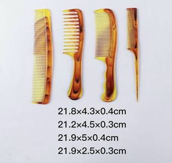 Combo 4 Cây Gương Lược Chải Tóc Nam Nữ Lược Chải Tóc Gia Đình Cao Cấp Sang Trọng