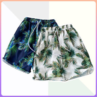quần đi biển khô nhanh, quần hoa đi biển đi biển, quần đùi rộng cho nam