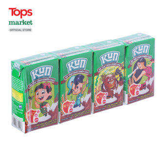 4 Hộp Sữa Kun Cacao Lúa Mạch 110ML