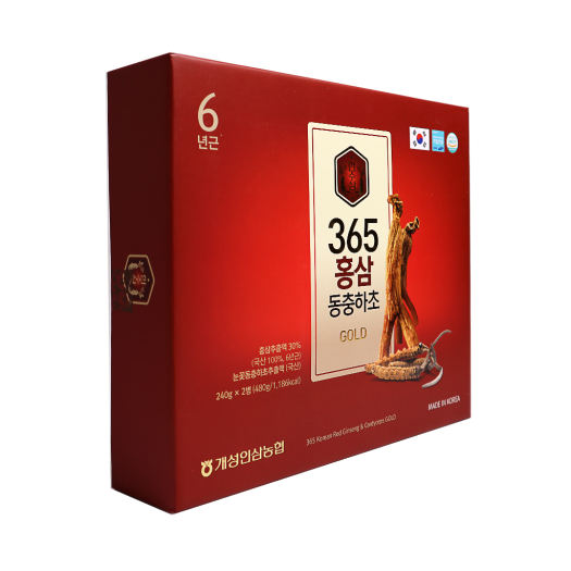 Cao Sâm Đông Trùng Hạ Thảo 365 Hàn Quốc - Hộp 2 Lọ * 240g - Cao Sâm Đông Trùng Hạ Thảo 365