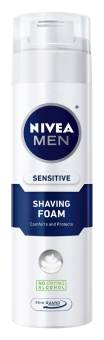 Bọt cạo râu cho da nhạy cảm NIVEA MEN Sensitive Shaving Foam withSkin Guard 198g (Mỹ)