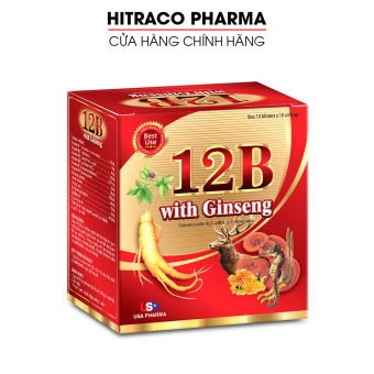 HCM Viên uống Vitamin B tổng hợp 12B With Ginseng bồi bổ cơ thể, tăng sức đề kháng - Hộp 100 viên