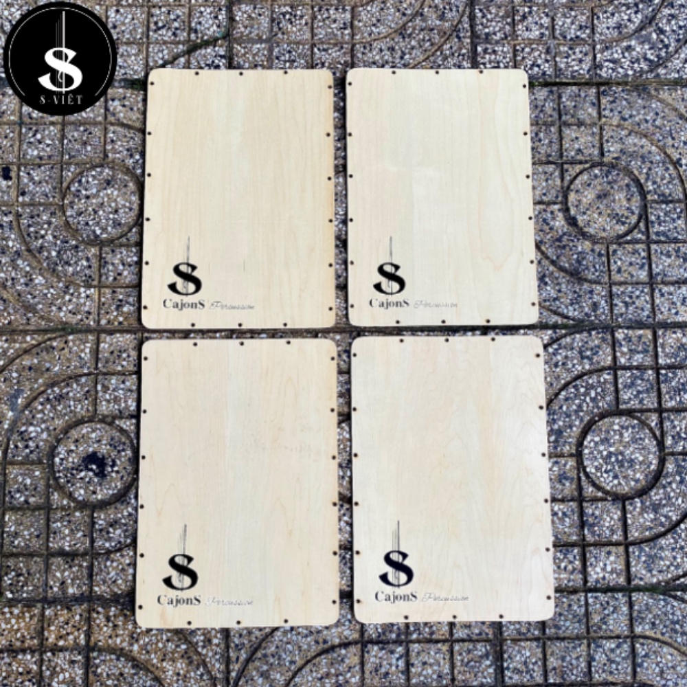 Mặt trống cajon cao cấp đã phủ bóng PU, Mặt chuyên dụng cho trống cajon mã SR02 và SR03