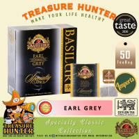 Basilur Earl Grey 50 Individual Foil Wrapped Tea Bag