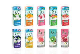 Sữa chua uống tiệt trùng IVY Vitamin Plus+ Nhập Khẩu Chính Hãng Thái Lan