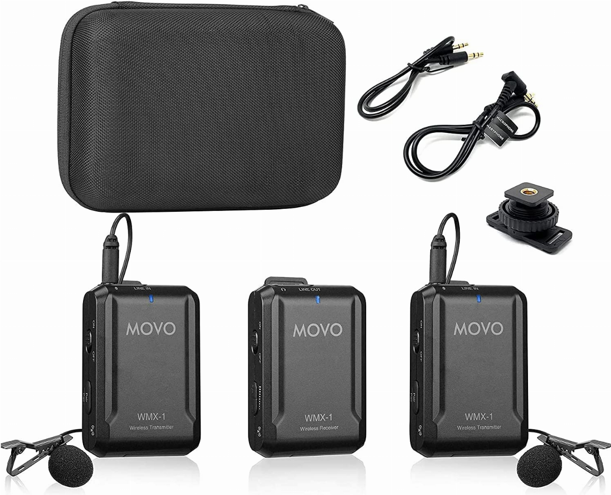 Movo Edge-DI-Duo Wireless Lavalier for iPhone - Perfect Compact