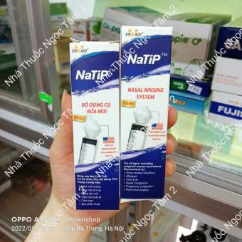 Bộ Dụng Cụ Rửa Mũi NATIP - Xi Lanh 20ml