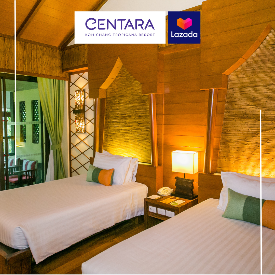 [E-Voucher] Superior Garden View 1 Night at Centara Koh Chang Tropicana Resort ราคา 2,500 บาท*ส่งฟรี
