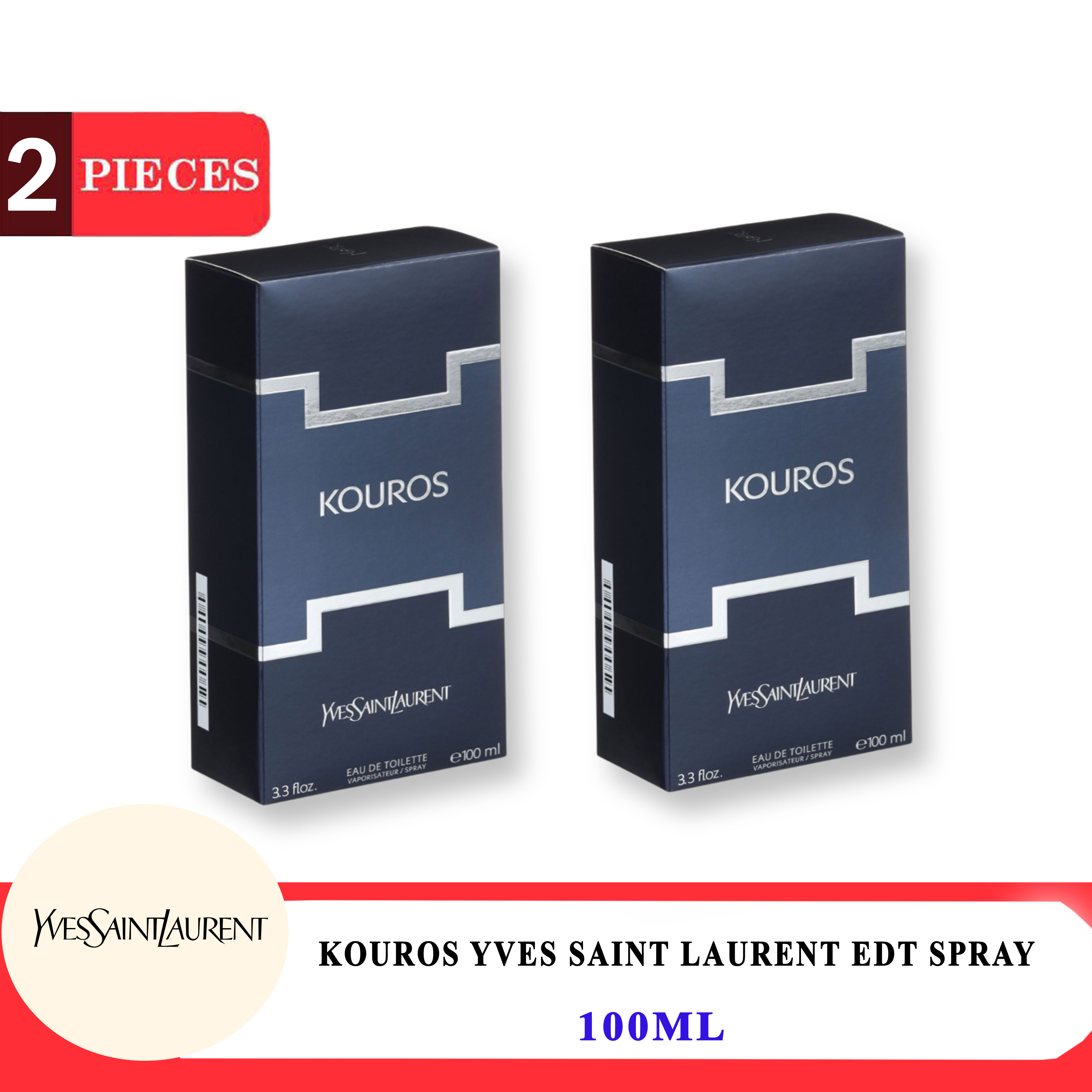 Ysl Kouros Edt 100Ml Men Perfume - 100% Authentic & Genuine