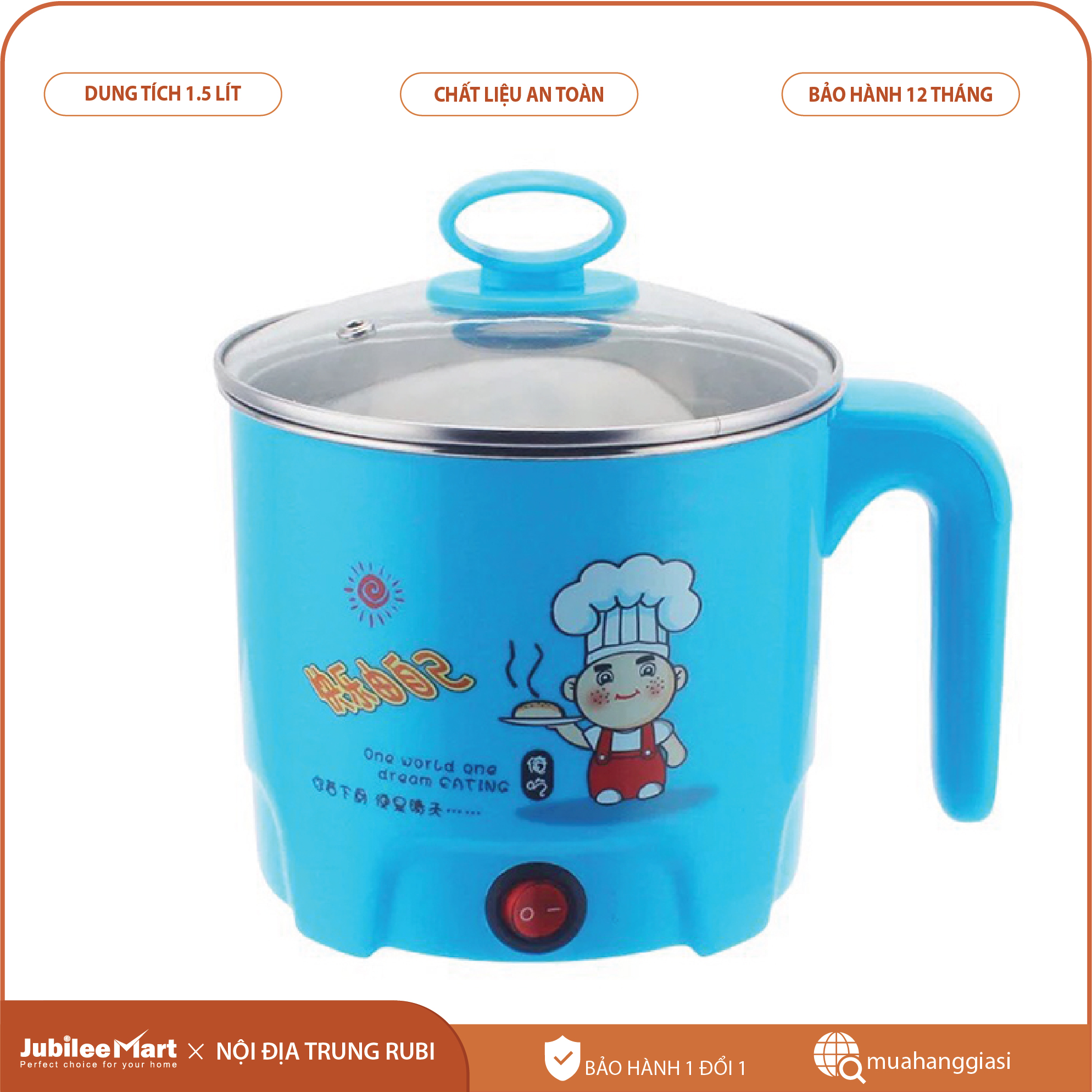 [MIỄN PHÍ GIAO HÀNG] Ca nấu mì siêu tốc nồi nấu đa năng mini siêu tốc 18cm  - Ca điện nấu mì kiêm nồi lẩu mini kiêm nồi nẩu kèm đa năng siêu tiện lợi 1.8L Kèm vỉ hấp trứng nồi lẩu điện mini ca mì siêu tốc