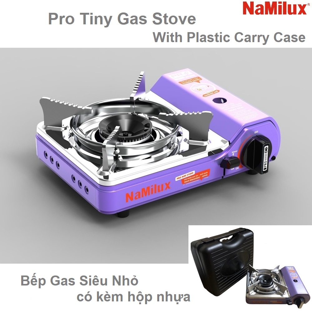 Bếp gas Pro Tiny Namilux có hộp nhựa 2221 ps