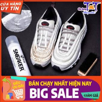 Chai xịt bọt làm sạch giày Snoker - Chai tẩy trắng giày sneaker bằng bọt, thời trang, chất liệu an toàn