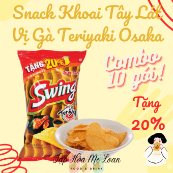 Bánh Snack Bim Bim Khoai Tây Swing Orion Vị Gà Teriyaki Osaka 36g