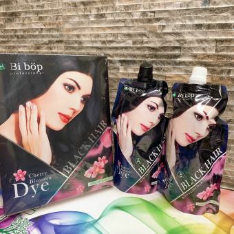 Thuốc nhuộm tóc phủ bạc màu đen (nâu) đẹp phủ bạc 100% không dính da đầu chính hãng Camy shop68