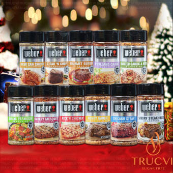 Gia vị ăn kiêng 0 calo Weber( eat clean, keto, gymer, das, không đường )