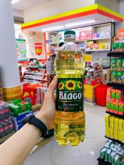 Dầu ăn Nga   Dầu hướng dương BLAGO 1L