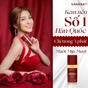 CC cream đỏ Vanesa Hồng Sâm che khuyết điểm, dưỡng da, chống nắng SPF 50+