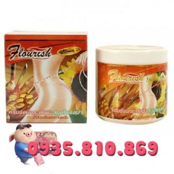 Kem tan mỡ bụng gừng ớt Flourish Thái Lan 500 ml, đánh tan mỡ hiệu quả, hàng chính hãng Thái Lan