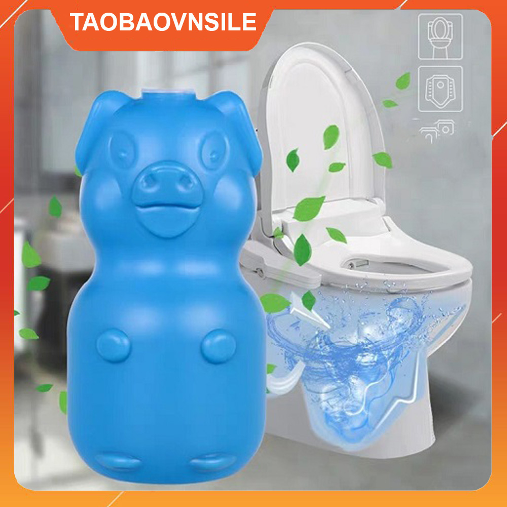 [SIÊU SẠCH BỒN CẦU ] 5 Lọ lợn thả bồn cầu, tính năng diệt khuẩn, khử mùi tollet nhanh, mùi hoa oải hương trọng lượng 300g - Taobaovnsile
