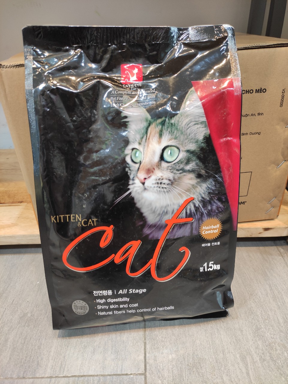 Thức ăn hạt cho mèo cat eye túi 1,5 kg