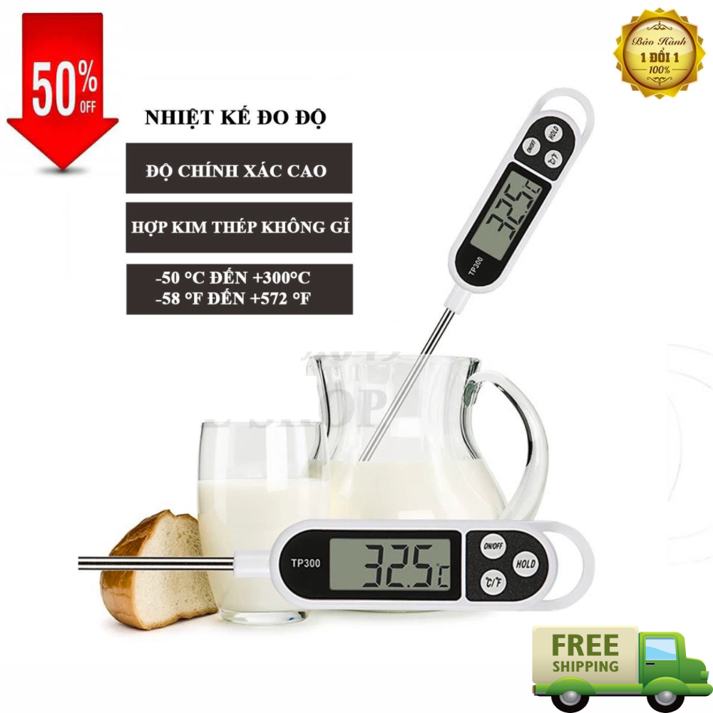 Máy Đo Nhiệt Độ, Nhiệt Kế Điện Tử, Nhiệt Kế Nấu Ăn, Pha Sữa KT300 Loại Cao Cấp, Công Nghệ Mới, Đo Nhiệt Độ Nước, Sữa, Đồ Ăn Chính Xác Chỉ Trong 5 Giây.