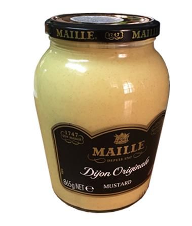 Mù tạt Dijon Maille 865g: nhuyễn ,nguyên hạt