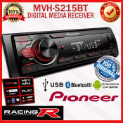 Pioneer MVH-S215BT Audio Car Sterio Receiver 1 din