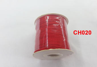 Cuộn dây vải thun màu đỏ đan vòng