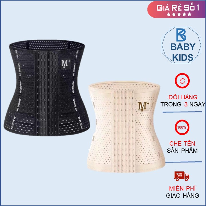 Đai nịt bụng 6 nấc cài ️ ️ nịt bụng thông hơi chống cuộn- ghen bụng