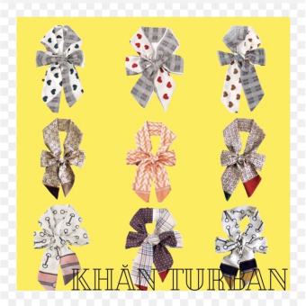 Khăn choàng cổ thắt nơ Khăn thắt nơ áo sơ mi - Khăn turban