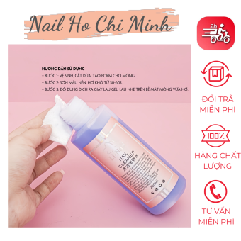 Nước lau gel Li-nail chính hãng (200ml) có mùi thơm - cồn lau gel chuyên dụng cho dân làm móng