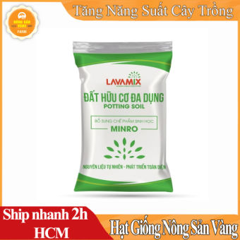 Đất sạch LAVAMIX 6.5 dm3, Đất hữu cơ đa dụng - Nông Sản Vàng