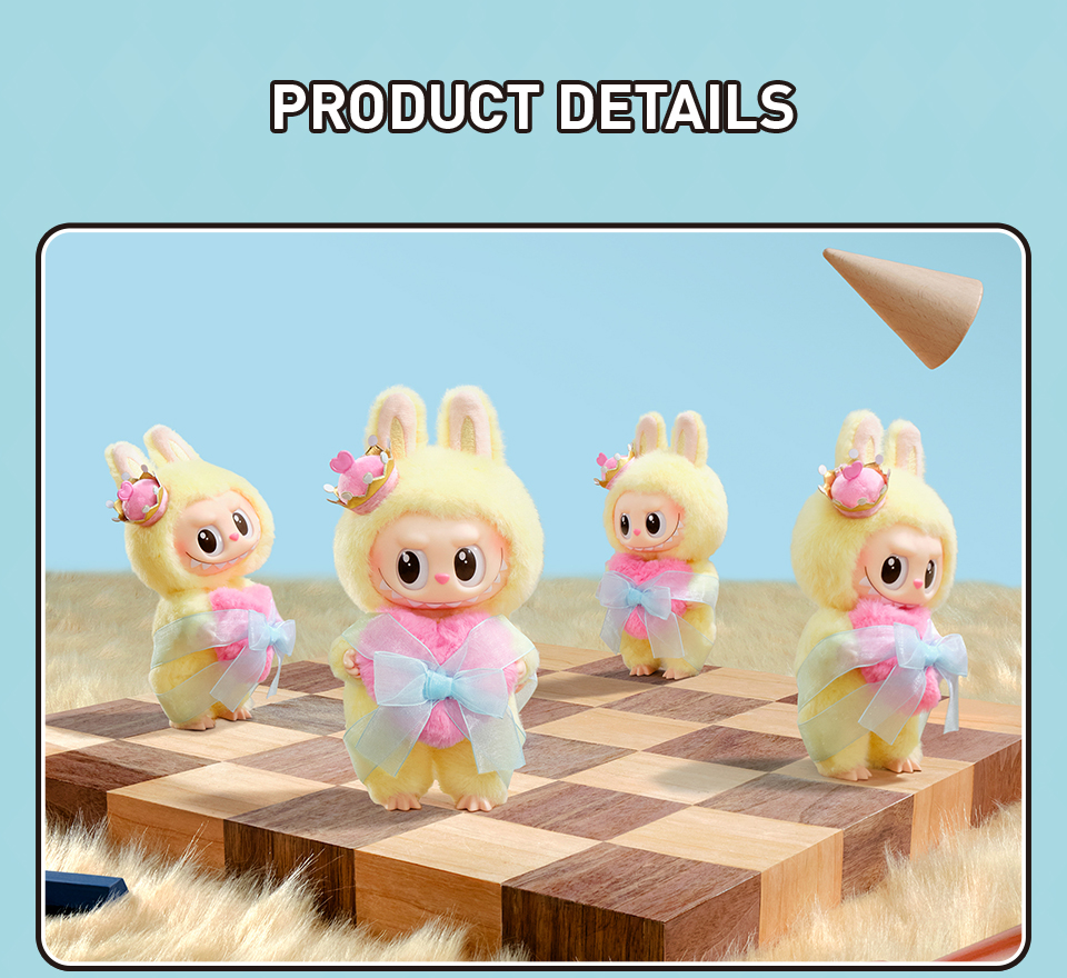 POP MART THE MONSTERS Let's Checkmate Series Vinyl Plush Hanging