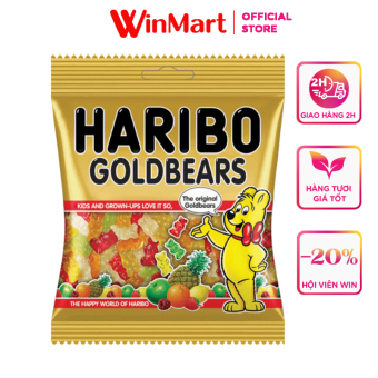 Kẹo dẻo Haribo goldbears gói 80g