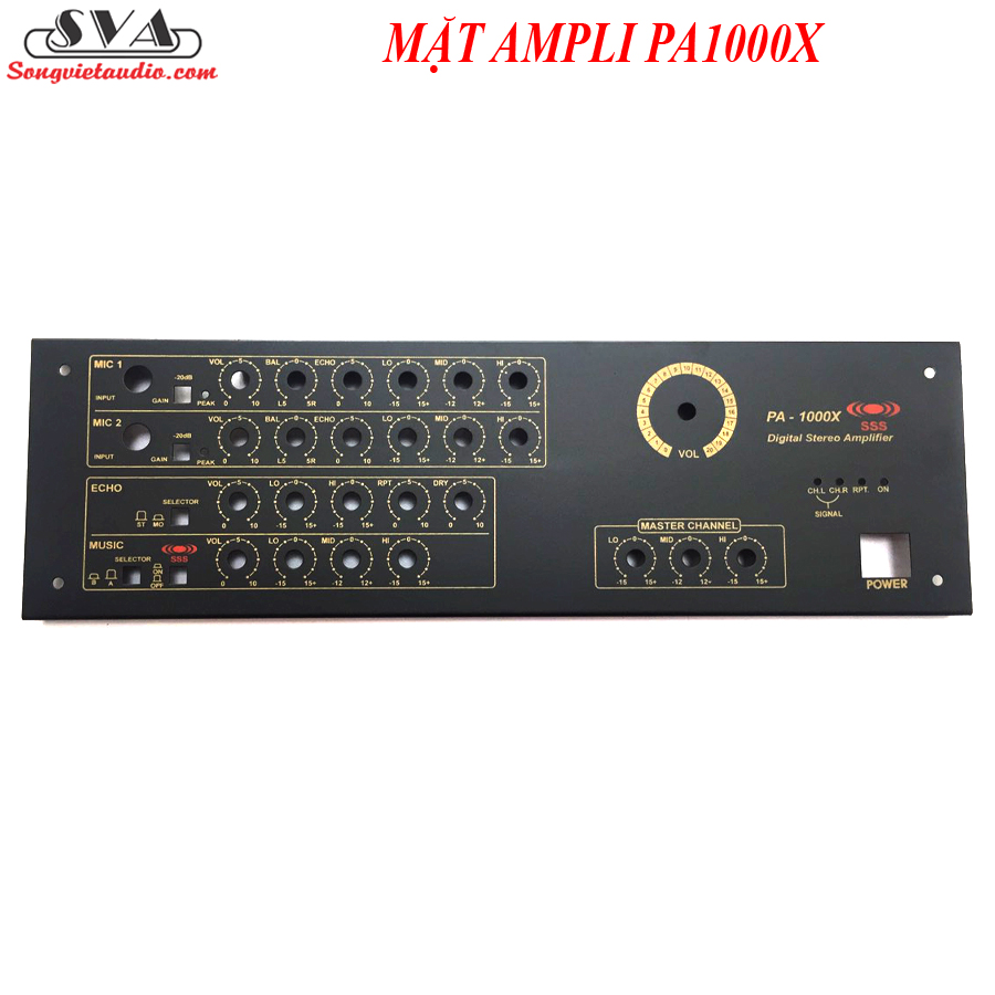 Mặt ampli pa1000x