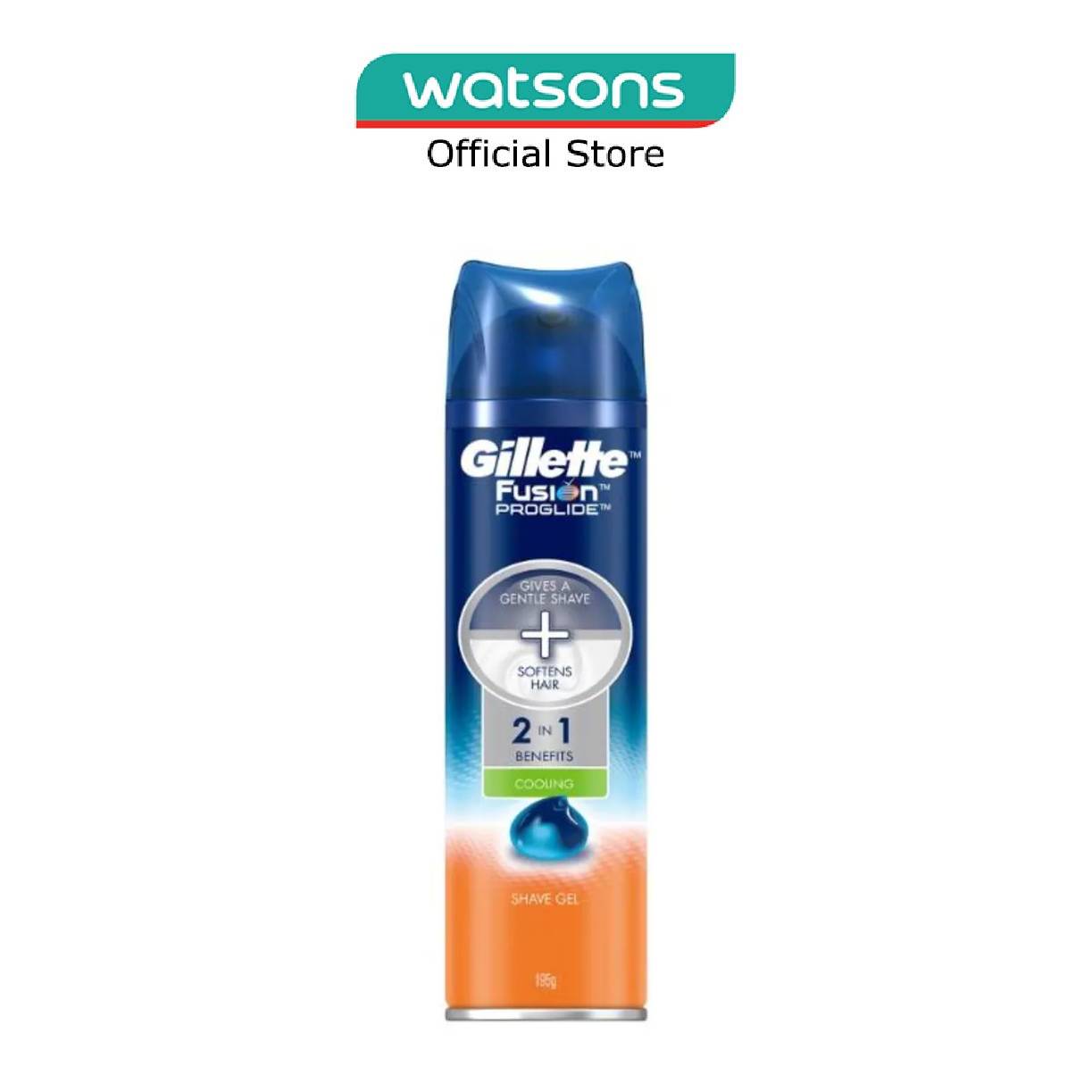 gillette fusion 2 in 1 shave gel