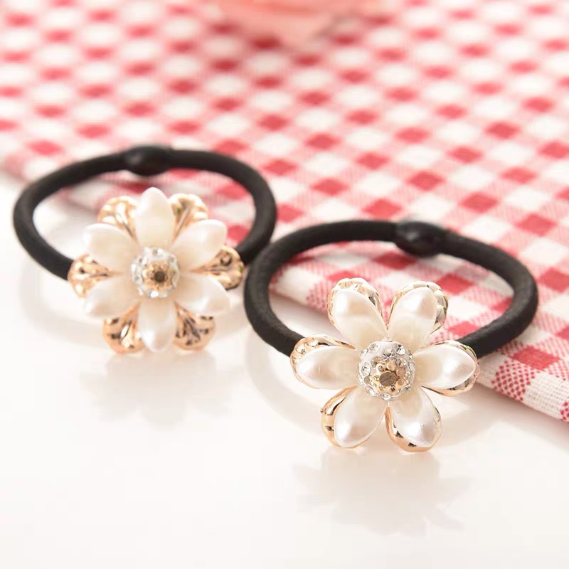 Sỉ 10 Dây Cột Tóc Hoa Siêu Xinh-phukienteen