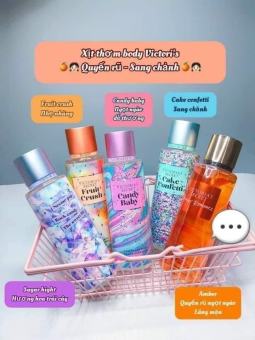 Xịt Thơm Body, Xịt Thơm Toàn Thân Victoria's Secret, Body Mist 250ml - Xịt BODY