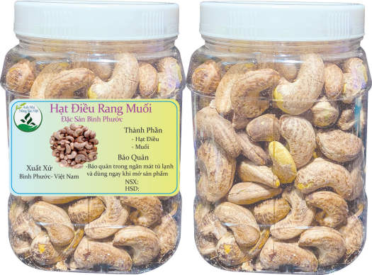 0.5kg Hạt điều rang muối- Đặc sản Bình Phước- Loại 1 xuất khẩu