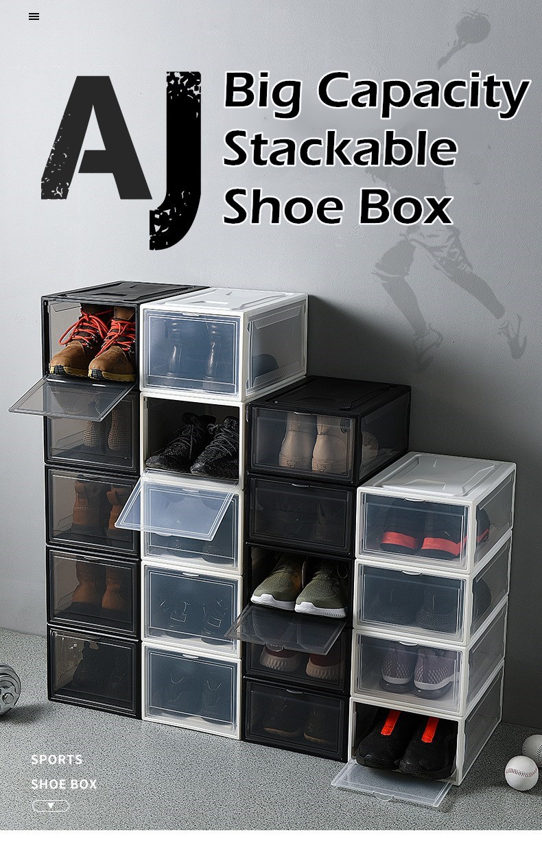 Foldable Shoe Cabinet Drawer Shelf 