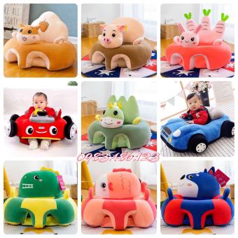 Ghế tập ngồi thú nhồi bông cho bé (có bông sẵn)
